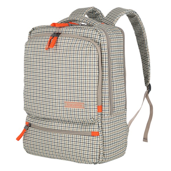 travelite Checkline Rucksack 40 cm kariert 