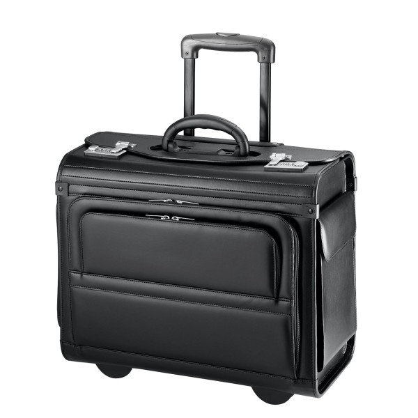 d&n Business & Travel Pilotenkoffer 37 cm 2 Rollen schwarz