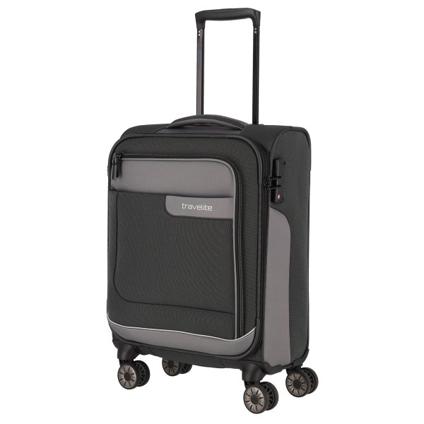 travelite Viia Trolley 55 cm 4 Rollen schiefer