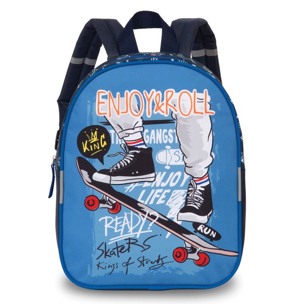 Fabrizio Kids Skater Rucksack 29 cm dunkelblau