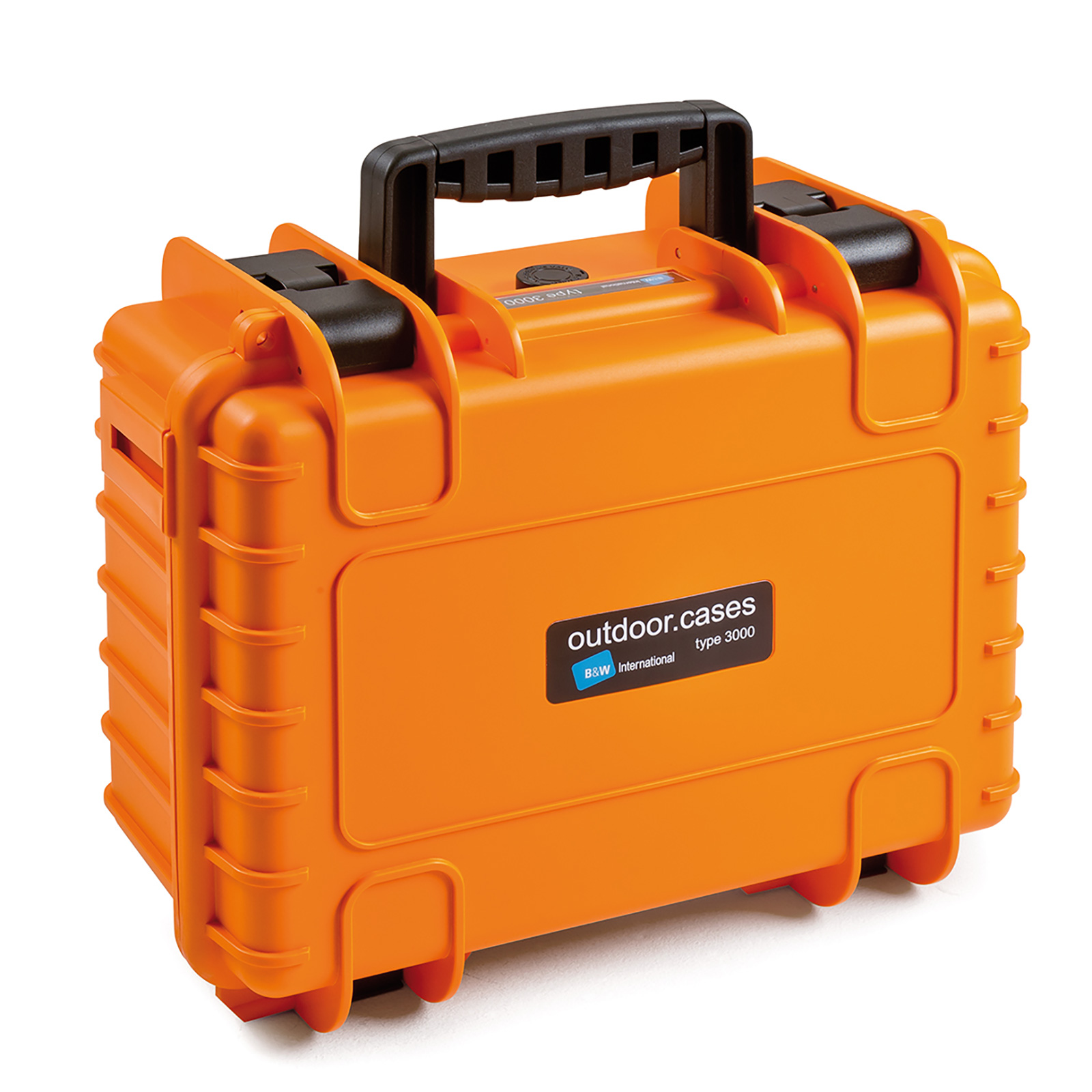 B&W Outdoor Case Typ 3000, Würfelschaum, Orange