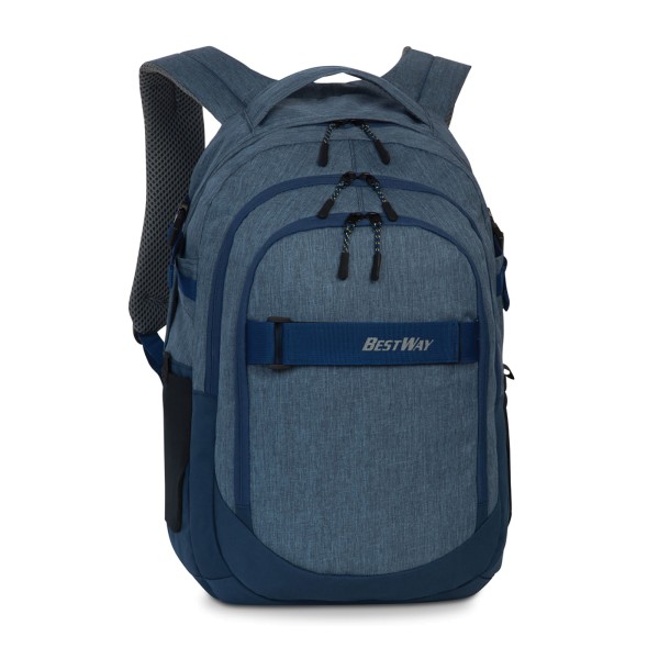 Fabrizio Best Way Evolution Air Rucksack 48 cm graublau