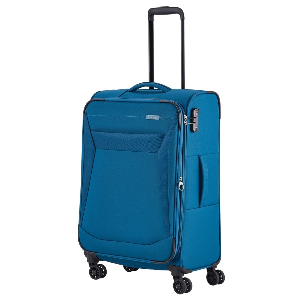 travelite Chios Trolley 67 cm 4 Rollen petrol 