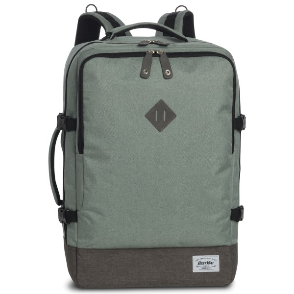 Fabrizio Best Way Cabin Pro Retro Rucksack 54 cm grün