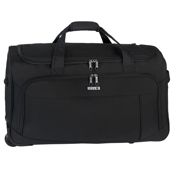 d&n Travel Line Reisetasche 32 cm 2 Rollen schwarz