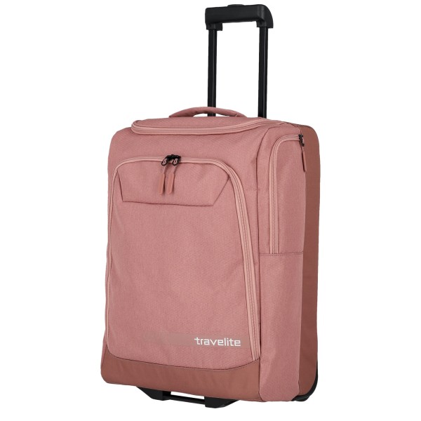 travelite Kick Off Trolley Reisetasche 55 cm 2 Rollen rosé