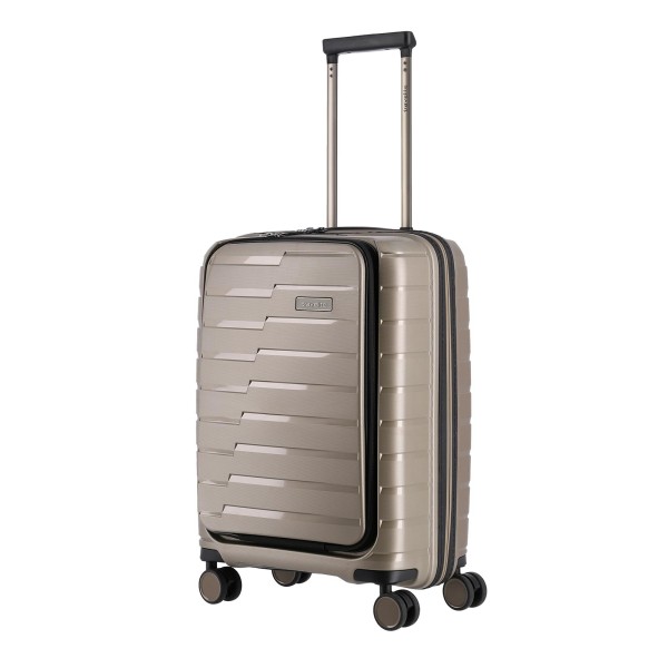 travelite Air Base Kabinentrolley 55 cm 4 Rollen mit Vortasche