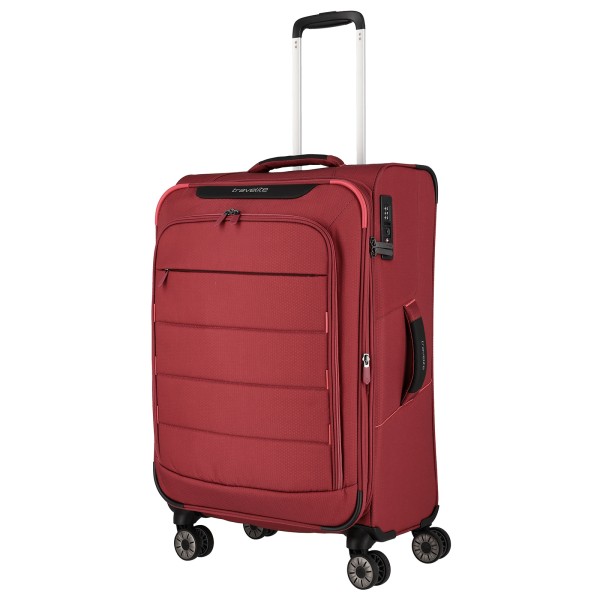 travelite Skaii Trolley 67 cm 4 Rollen erweiterbar rot