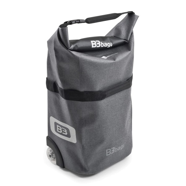 B&W B3 Bags Fahrradtasche 2 Rollen grey