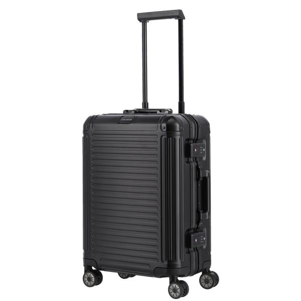 travelite Next Kabinentrolley 55 cm 4 Rollen schwarz