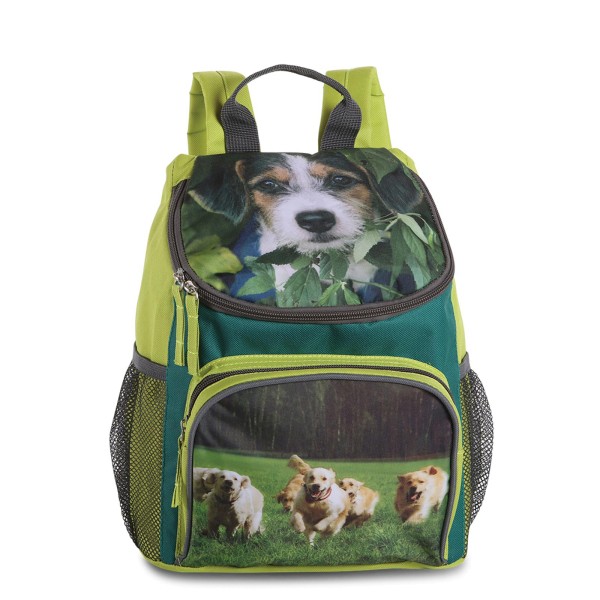 Fabrizio Kids TierMotiv Rucksack 31 cm lime/türkis