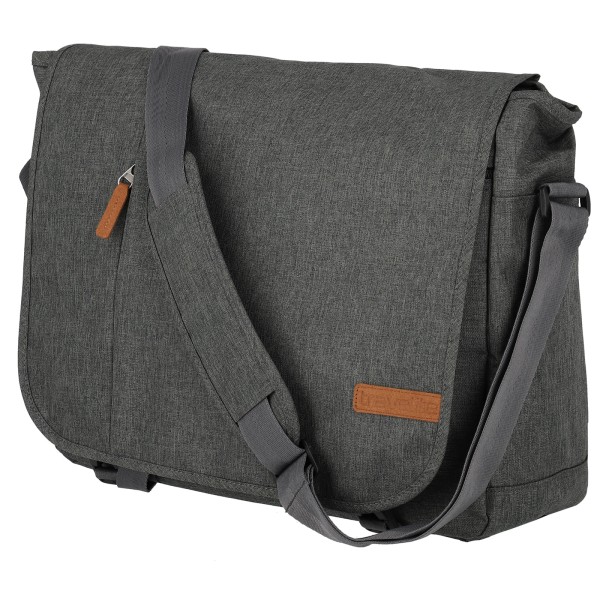 travelite Basics Messenger Tasche 40 cm anthrazit