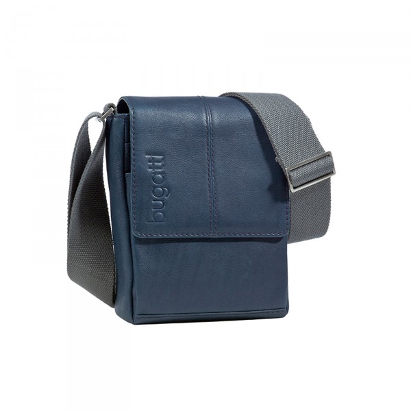 Bugatti John D. Kuriertasche 23 cm blau - Vorderansicht