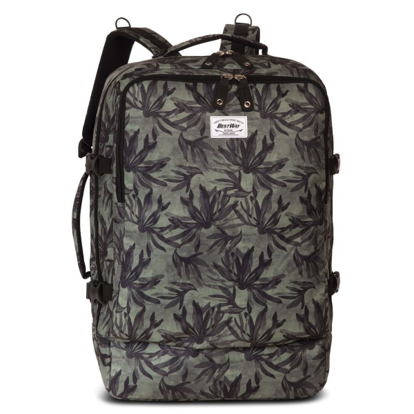 Fabrizio Best Way Cabin Pro Print Rucksack 54 cm schwarzgrün 