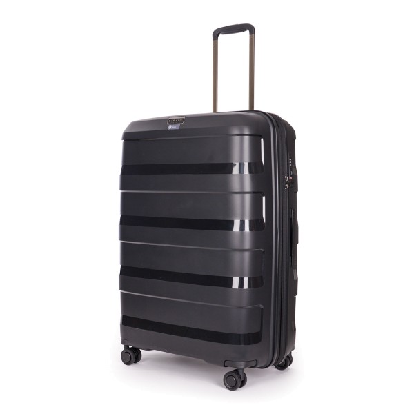 Stratic Straw + Trolley 76 cm 4 Rollen erweiterbar black