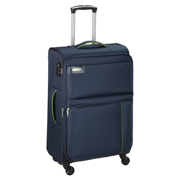 d&n Travel Line 6704 Trolley 65 cm 4 Rollen erweiterbar blau