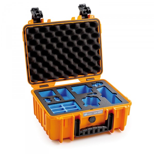 B&W Osmo Case Typ 3000 für DJI Osmo Action orange
