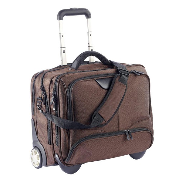 Dermata Business Trolley 47 cm 2 Rollen braun