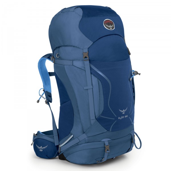 Osprey Kyte 66 Wander-Rucksack 76 cm Ocean Blue - Frontansicht