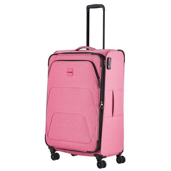 travelite Adria Trolley 78 cm 4 Rollen erweiterbar rosa