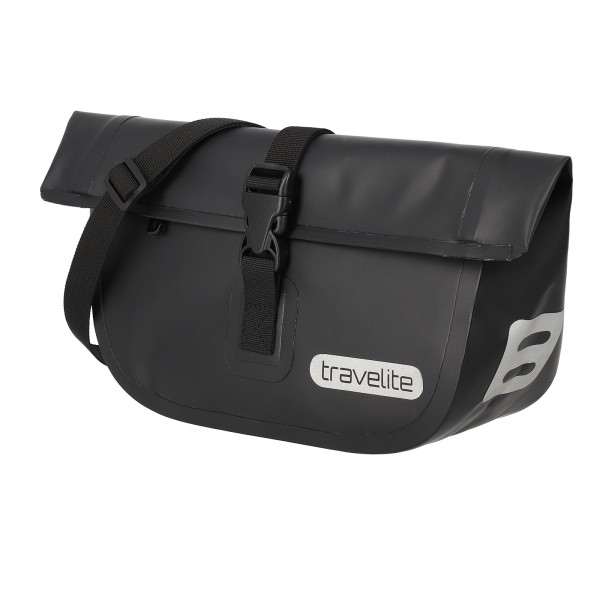 travelite Basics Lenkertasche 29 cm schwarz