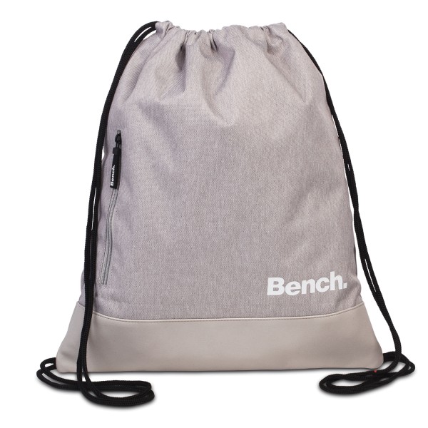 Bench Classic Kordelzug-Rucksack 45 cm steingrau