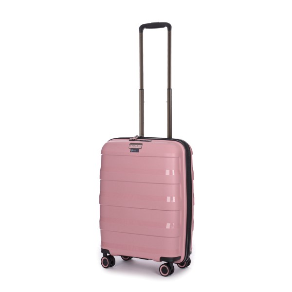 Stratic Straw Trolley 55 cm 4 Rollen rose