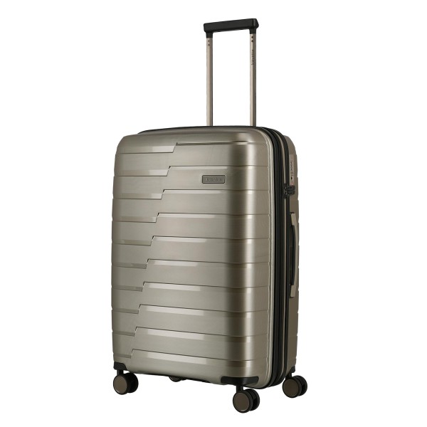 travelite Air Base Trolley 67 cm 4 Rollen erweiterbar champagner