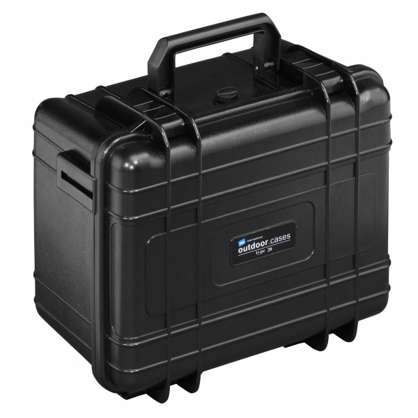 B&W Outdoor Case Typ 20 schwarz - geschlossen