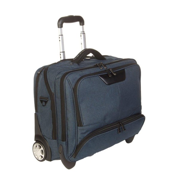 Dermata Business Trolley 47 cm 2 Rollen petrol