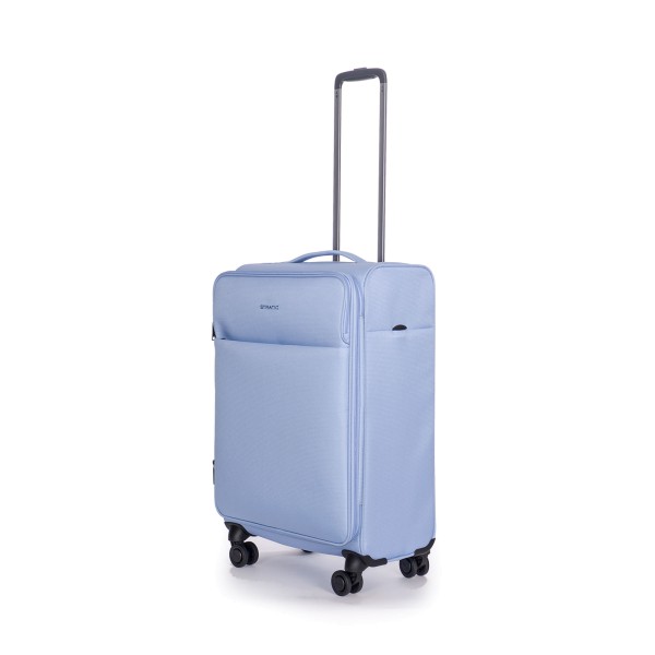 Stratic Light + Trolley 68 cm 4 Rollen erweiterbar light blue