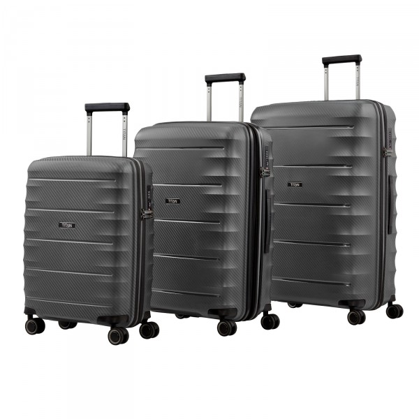 TITAN Highlight Trolley Set 3-teilig Anthracite