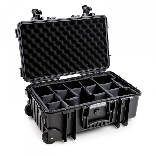 B&W Outdoor Case Typ 6600 2 Rollen black